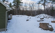 Landscaping in the snow, granite counters in (November 20-21, 2014)